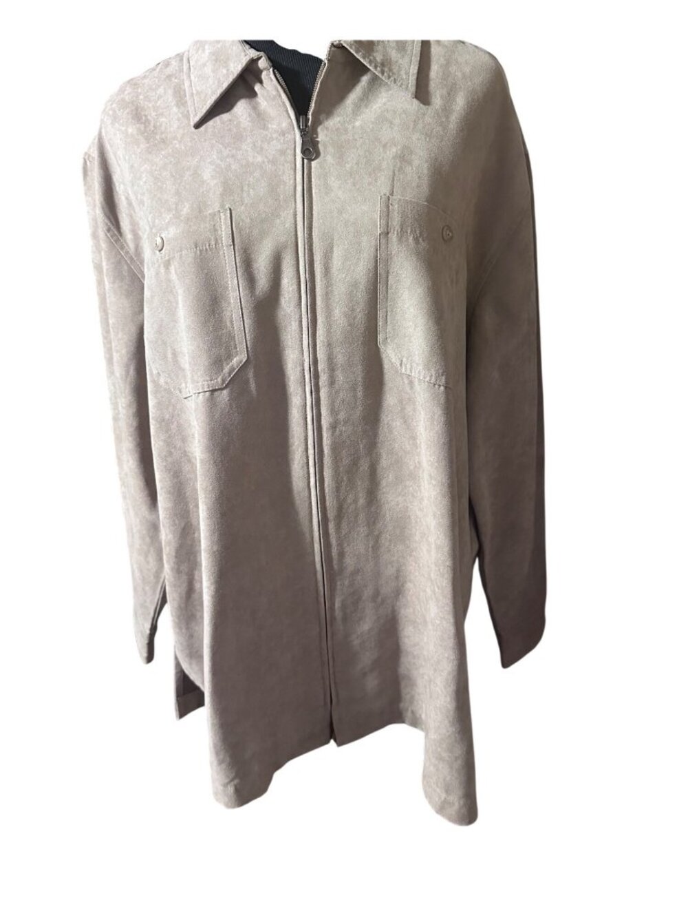 Carolina Colours Plus tan zip super soft jacket size 14W-16W